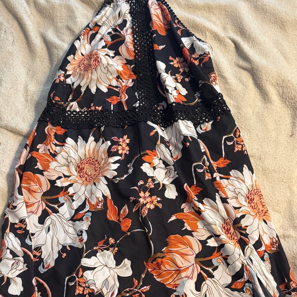 SHEIN Curve Floral Print Dress